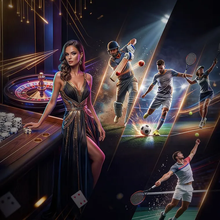 Unique graphic representing exclusive casino game